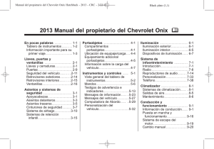 Manual del Chevrolet Onix