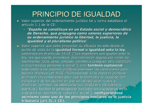 PRINCIPIO DE IGUALDAD