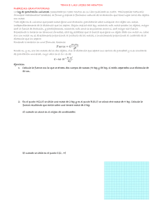 TEMA 8: LAS LEYES DE NEWTON LAS LEYES DE NEWTON LAS