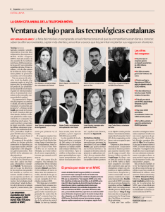 Ventana de lujo para las tecnológicas catalanas