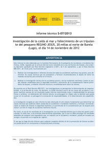 Informe técnico S-07/2013