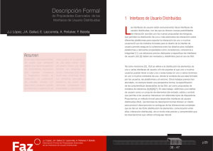 "Descripción Formal de Propiedades Esenciales de las Interfaces