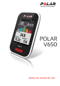 Manual Usuario Polar V650