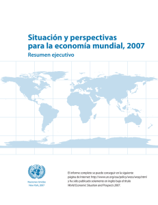 Situación y perspectivas para la economía mundial, 2007. Resumen
