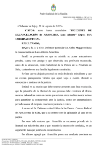 Poder Judicial de la Nación ///Salvador de Jujuy, 21 de agosto de