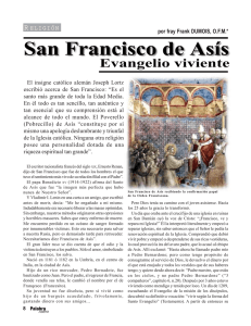 San Francisco de Asís : evangelio viviente.