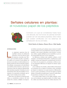 Señales celulares en plantas - Revista Ciencia