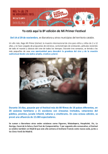DOSSIER DE PRENSA - El Meu Primer Festival