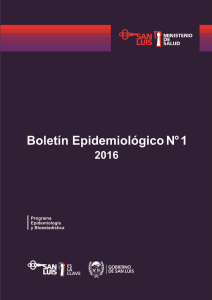 Boletín Epidemiológico Nº1 - Toda la información oficial del