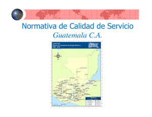 Normativa de Calidad de Servicio Guatemala C.A.