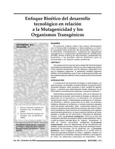 biofarbo 2000 - Organización Panamericana de la Salud. Bolivia