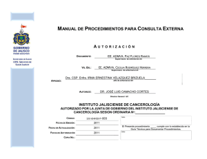 manual de procedimientos para consulta externa