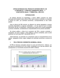 Informe de Contraloría sobre PIB de Panamá de 2014