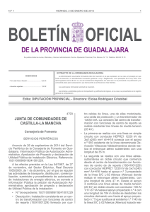 num. 1 viernes 2 enero 2015 - Boletín Oficial de Guadalajara