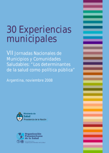 30 Experiencias municipales - Representación OPS/OMS en