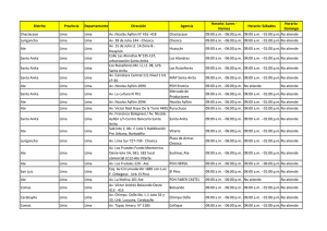 Agencias del BCP