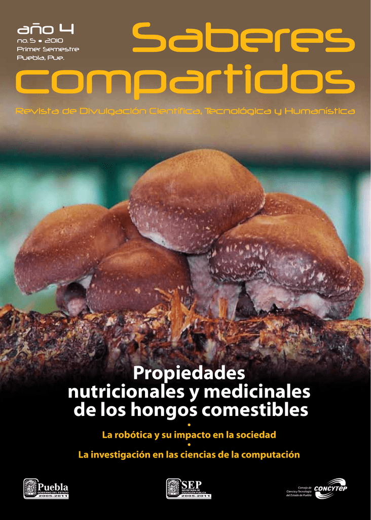 Propiedades Nutricionales Y Medicinales De Los Hongos Comestibles