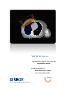 Cáncer de Mama.Definición y Tratamiento de Radioterapia