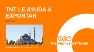 TNT LE AYUDA A EXPORTAR Turquía
