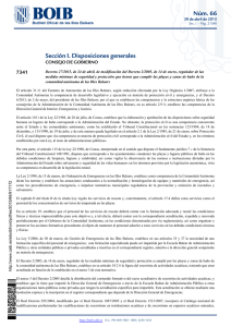 Decreto 27/2015 de modificación del Decreto 2/2005