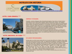 HOTELES CON HISTORIA