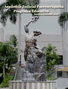 Programa Educativo Academia Judicial Puertorriqueña