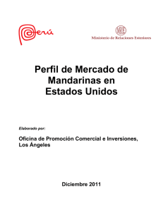Perfil de Mercado – Mandarinas en EEUU 2011