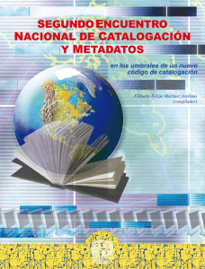 Libro: "Memoria del Segundo Encuentro Nacional de Catalogación