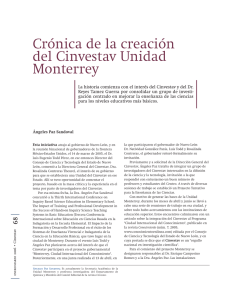 Crónica de la creación del Cinvestav Unidad Monterrey