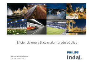 Eficiencia energética vs alumbrado público