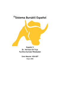 Sistema Bursátil Español