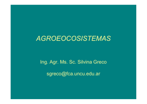 1.7) Agroecosistemas, SG16