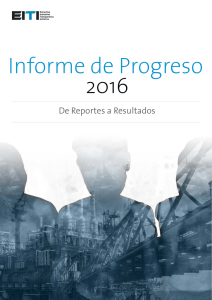 Informe de Progreso - Extractive Industries Transparency Initiative