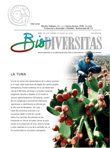 La tuna - Biodiversidad Mexicana