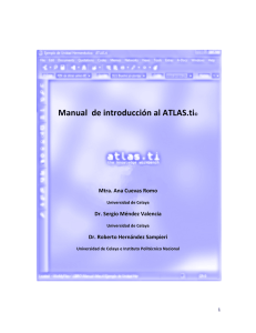 Manual de introducción al ATLAS.ti