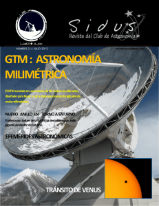 GTM : ASTRONOMÍA MILIMÉTRICA
