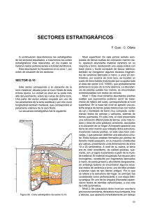 sectores estratigráficos