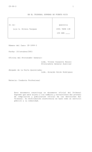 2001 TSPR 138 - Portal de la Rama Judicial