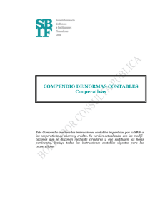 SBIF.cl - Compendio de Normas Contables Cooperativas de Ahorro