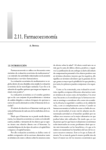 2.11. Farmacoeconomía