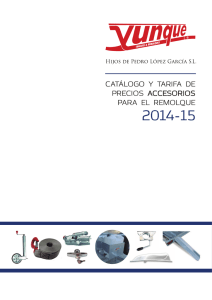 tarifa y catalogo accesorios 2014-15