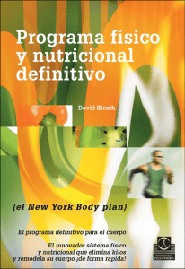 Programa físico y nutricional definitivo.