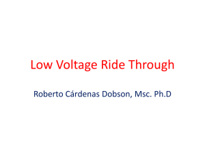 Low Voltage Ride Through - U