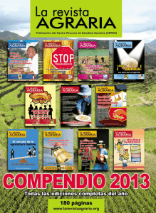 La Revista Agraria Compendio, 2013 (texto completo)