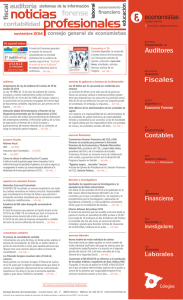 Noticias Profesionales - Colegio de Economistas de Alicante