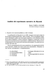 Análisis del experimento narrativo de Rayuela