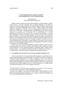 Laura Minervini 204 eHumanista: Volume 20, 2012 La