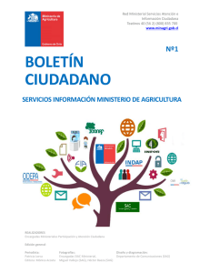 boletín ciudadano - Ministerio de Agricultura