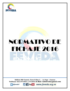 FEVEDA Normativa de Fichaje 2016