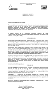 DIRECCION GENERAL - Corporación Autónoma Regional Del Cesar